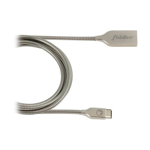 Cable Plano Carga Y Sincronización USB Tipo C Fiddler Metal