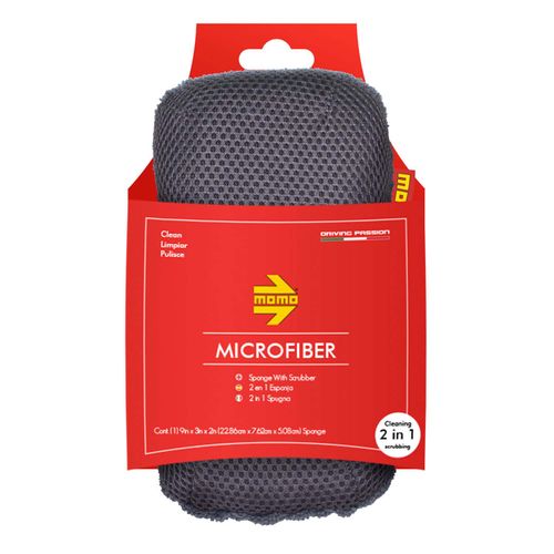 Esponja Microfibra Momo 2 En 1 Con Depurador