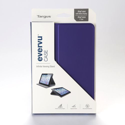 Carcasa Evervu para ipad mini2, azul violeta