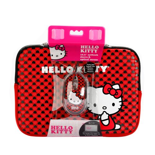 Funda Tablet Netbook Hello Kitty Hasta 10 Pulgadas + Mouse