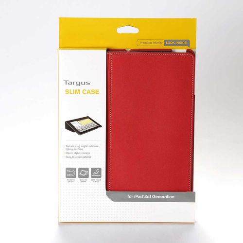 Estuche Delgado para iPad 3 - Rojo