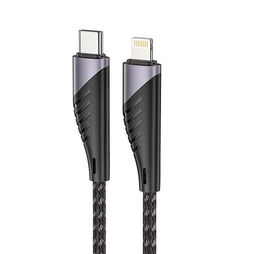 Cable USB-C a Lightning Carga Rápida 3.0A 20W 1.2 Metros