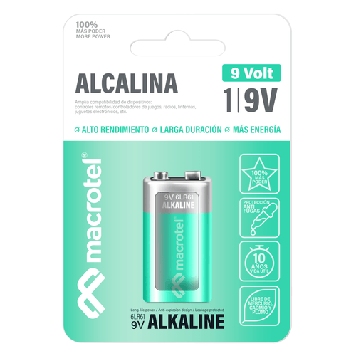 Batería 9V Alcalina